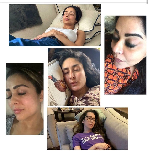 Kareena Kapoor Khan, Karisma Kapoor, Malaika Arora, Amrita Arora take nap during self-quarantine