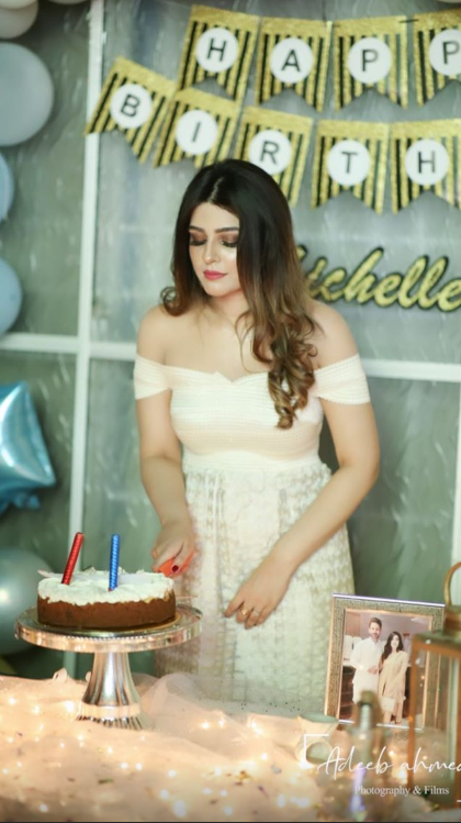 Actor Shan Baig Celebrating Birthday of his Wife Michelle – Beautiful Pictures