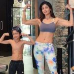 Shilpa Shetty has got a competition in her son when it comes to fitness; check out their pics 