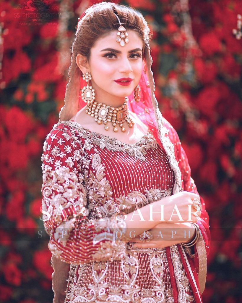 Beautiful Bridal Photo Shoot of Actress Zubab Rana