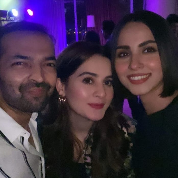 Aiman Khan, Minal Khan and Muneeb Butt Beautiful Clicks from Recent Birthday Party