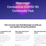 Facebook Launches Coronavirus Hub for Messenger