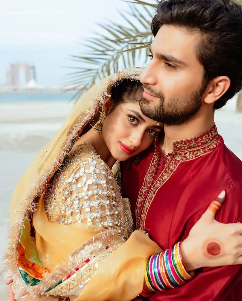 Latest Pictures of Newly Wed Couple Sajal and Ahad