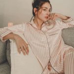 Beautiful Ayeza Khan Photo Shoot in PJs at Home