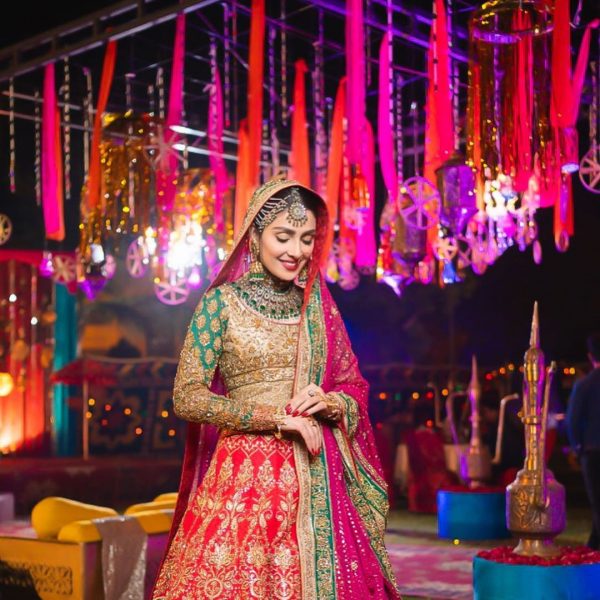 Ayeza Khan Beautiful Bridal Shoot From The Set Of Her Drama Mehar