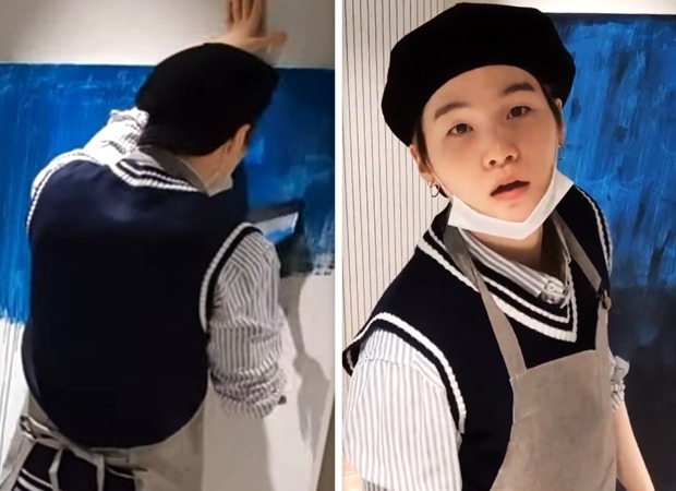 BTS rapper Suga silently painting is therapeutic, reveals a new album is in works 