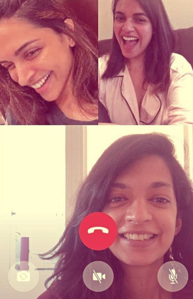 Deepika Padukone looks cheerful as she video calls her best friends amid lockdown