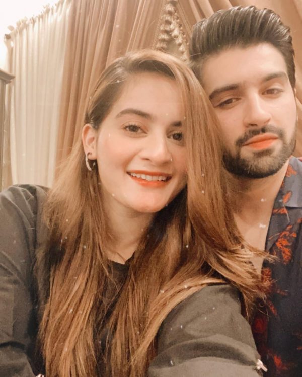Latest Pictures and Video Call Interview of Aiman Khan and Muneeb Butt