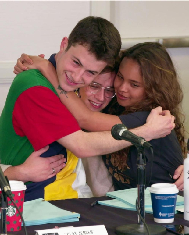 13 Reasons Why cast Dylan Minnette, Brandon Flynn, Alisha Boe left in tears in BTS footage from table read of final season