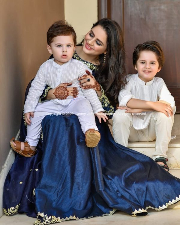 Beautiful Eid Pictures of Fatima Effendi and Kanwar Arsalan with Kids