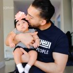 Sham Idrees with Wife Froggy and New Born Baby Girl