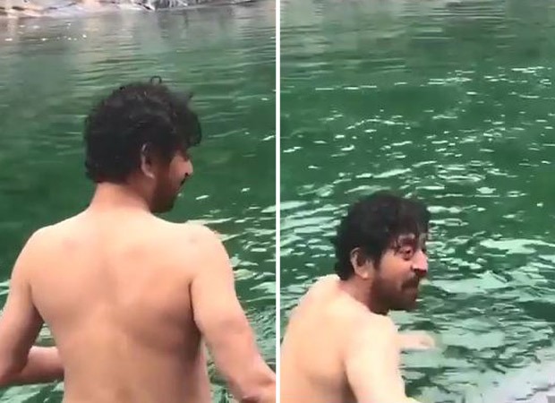 Irrfan Khan’s son Babil shares an unseen video of his father enjoying a dip in ice-cold water