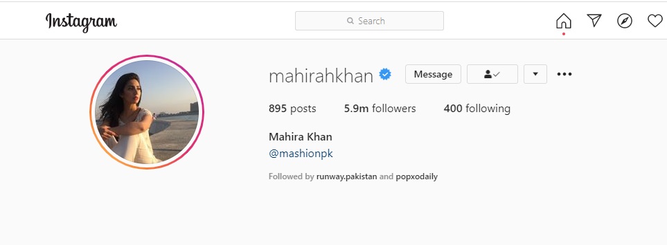 mahira khan instagram