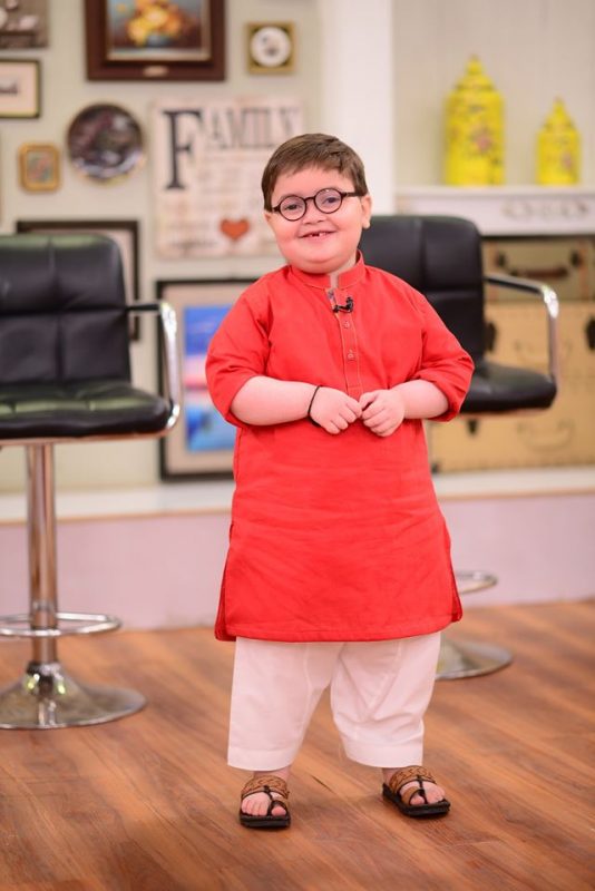 Beautiful Pictures of Cute Ahmed Shah from Nida Yasir Morning Show