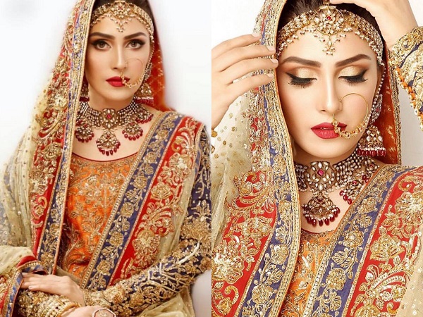 Pakistani Actresses Wearing Best Bridal Dresses - 24/7 News 