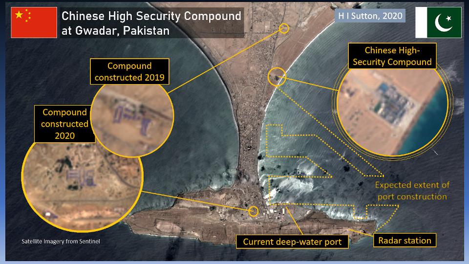 Satellite Images Reveal High Security Chinese Base in Gwadar