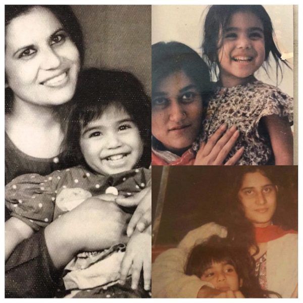 Beautiful Childhood Pictures of Actress Ushna Shah with her Sister