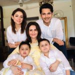 Beautiful Clicks of Sarwat Gillani and Fahad Mirza with Family