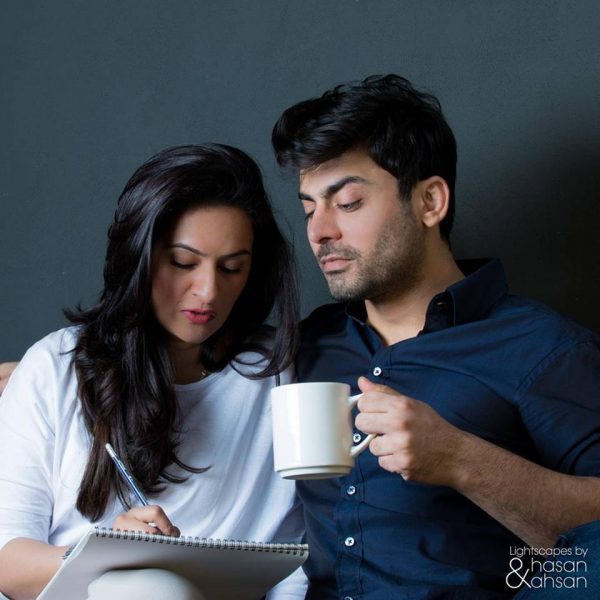 Latest Beautiful Pictures of Fawad Khan with his Wife and Kids