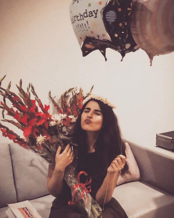 Birthday Pictures and Video of Actress Hareem Farooq