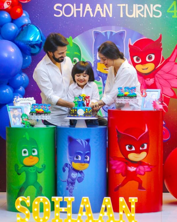 4th Birthday Pictures of Bilal Qureshi and Uroosa Son Sohaan