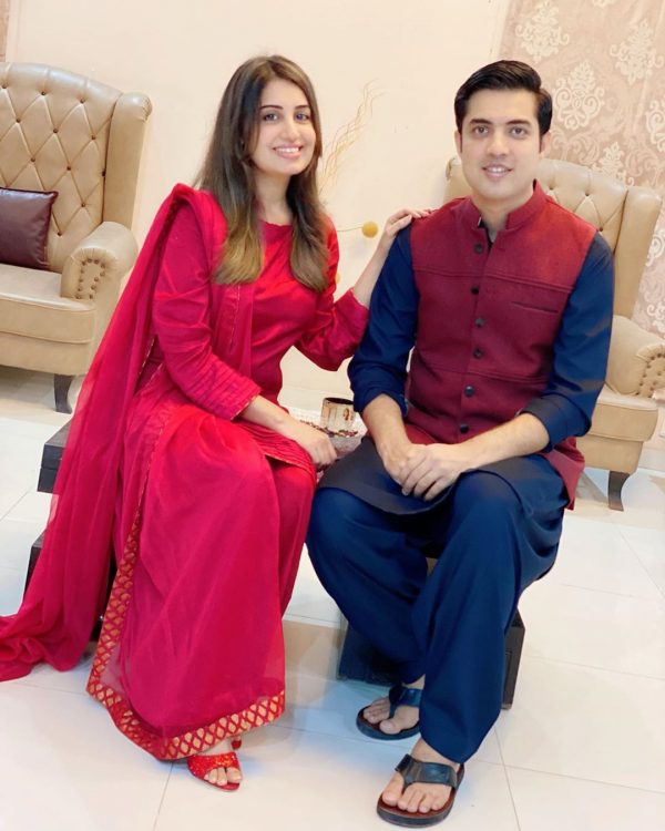 Latest Clicks of Iqrar ul Hassan with his Wife Farah Iqrar