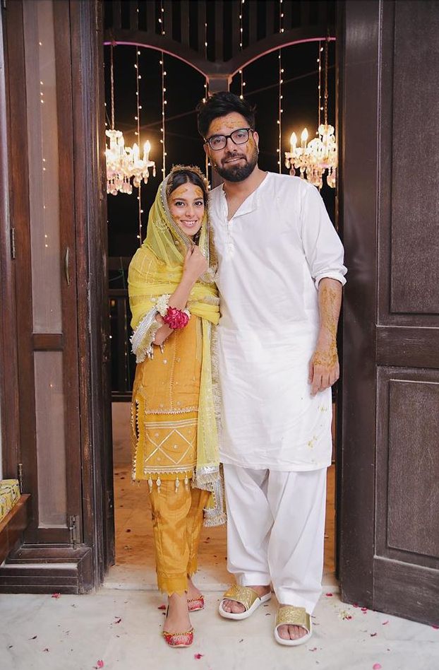 Iqra Aziz and Yasir Hussain are all smiles on their mayoun | The ...