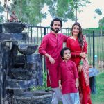 Bilal Qureshi And Uroosa Bilal Celebrating Eid-ul-Adha