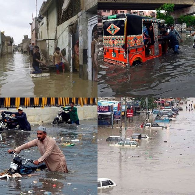 Celebrities Raise Voice Over Condition Of Karachi After Rain 5