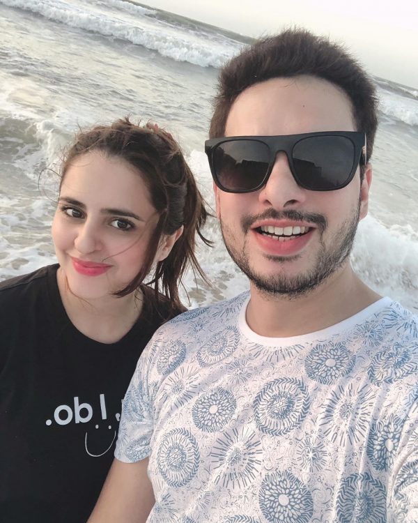 Beautiful Family Clicks of Fatima and Arsalan from Beach