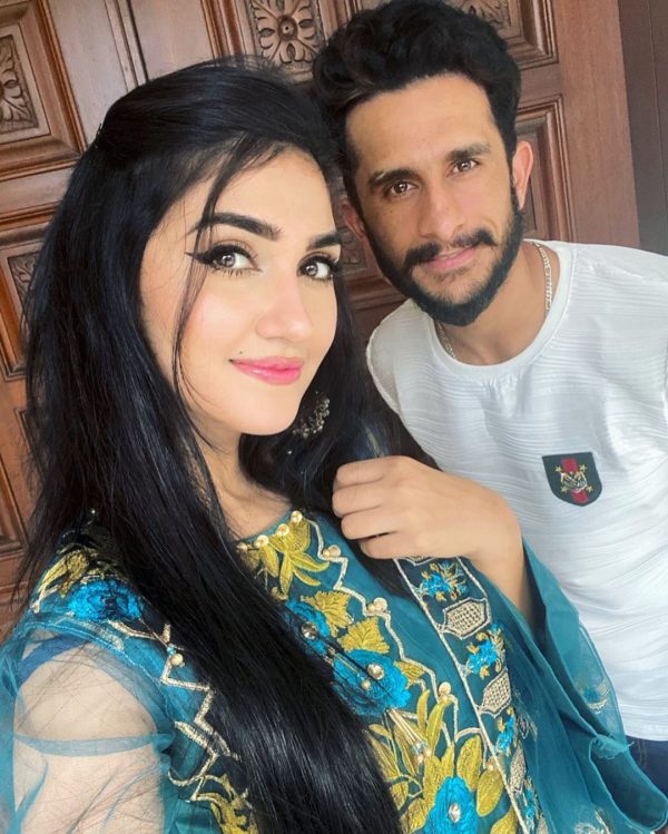 Cricketer Hassan Ali with his Wife Samya Khan on Eid ul Adha