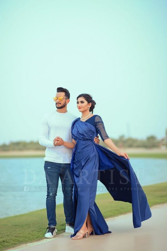 1st Wedding Anniversary Photo Shoot of Cricketer Hassan Ali and Samiya