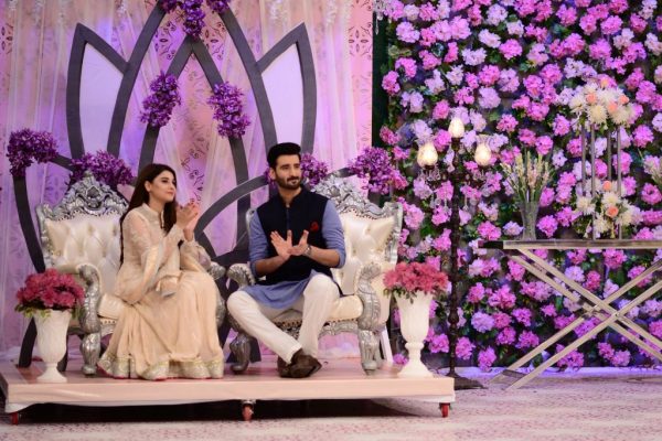 Beautiful Clicks of Hina Altaf and Agha Ali From Good Morning Pakistan