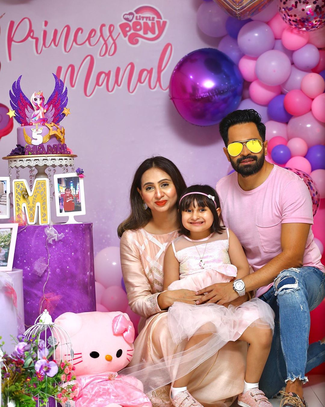 Actor Naveed Raza Daughter 5th Birthday Pictures