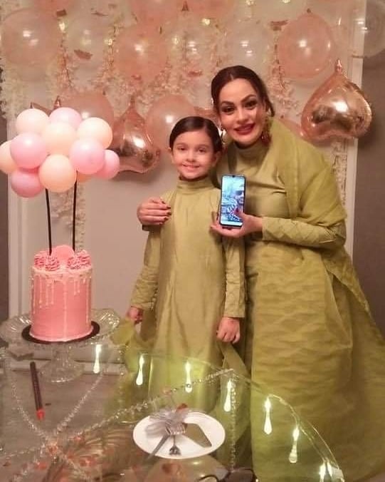 Birthday Pictures of Sadia Imam Beautiful Daughter Meerab