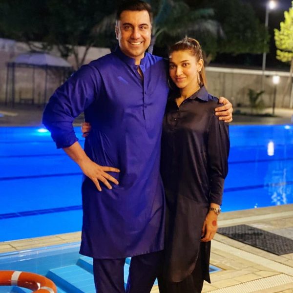 Beautiful Clicks of Sana Fakhar with Her Husband