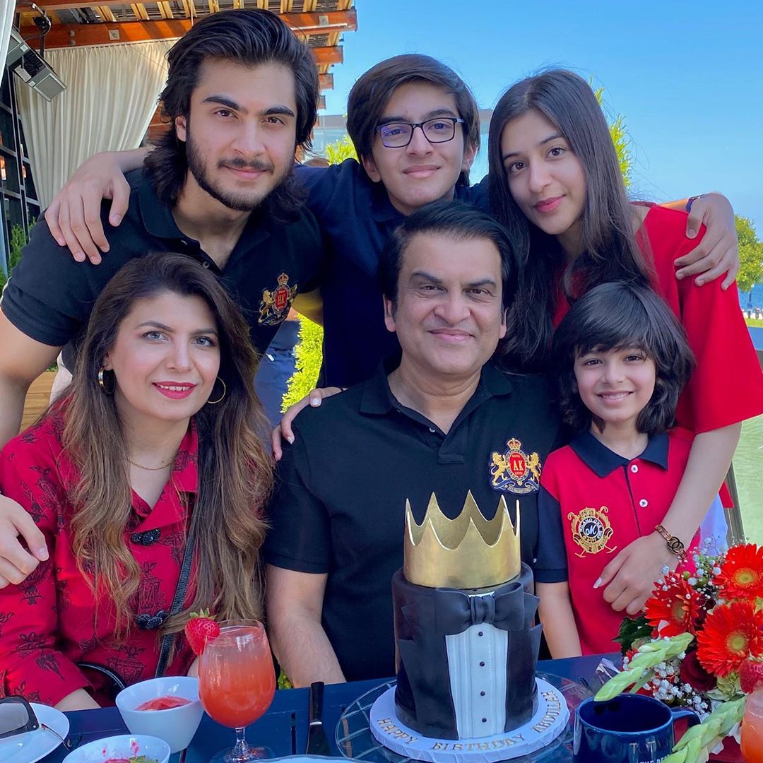 Famous Drama Producer Abdullah Kadwani with his Family 