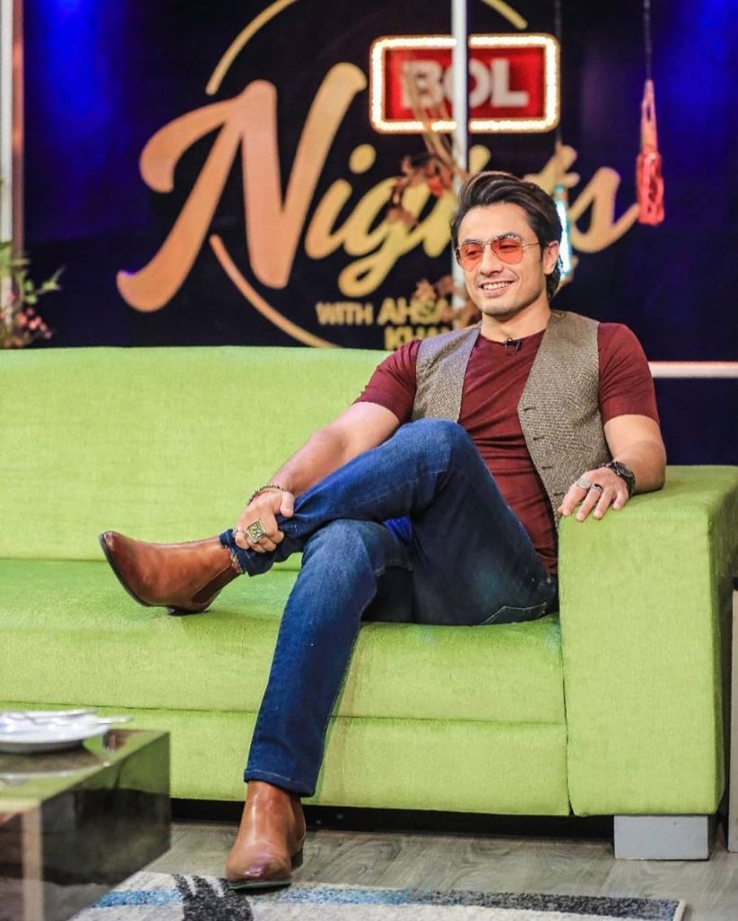Ali Zafars Pictures From The Sets Of Bol Nights With Ahsan Khan 9