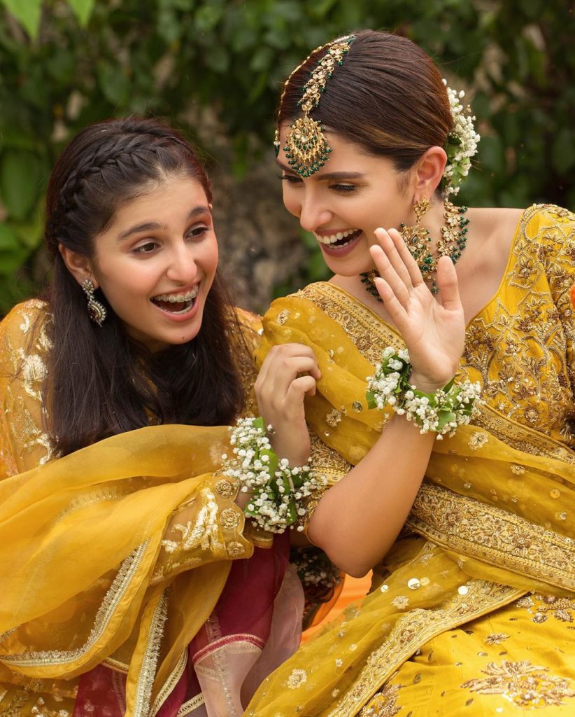 Ayeza Khan is Looking Gorgeous in Yellow Dress in Her Shoot