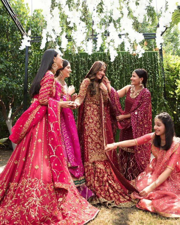 Beautiful Bridal Dress Photo Shoot of Ayeza Khan for Ansab Jahangir
