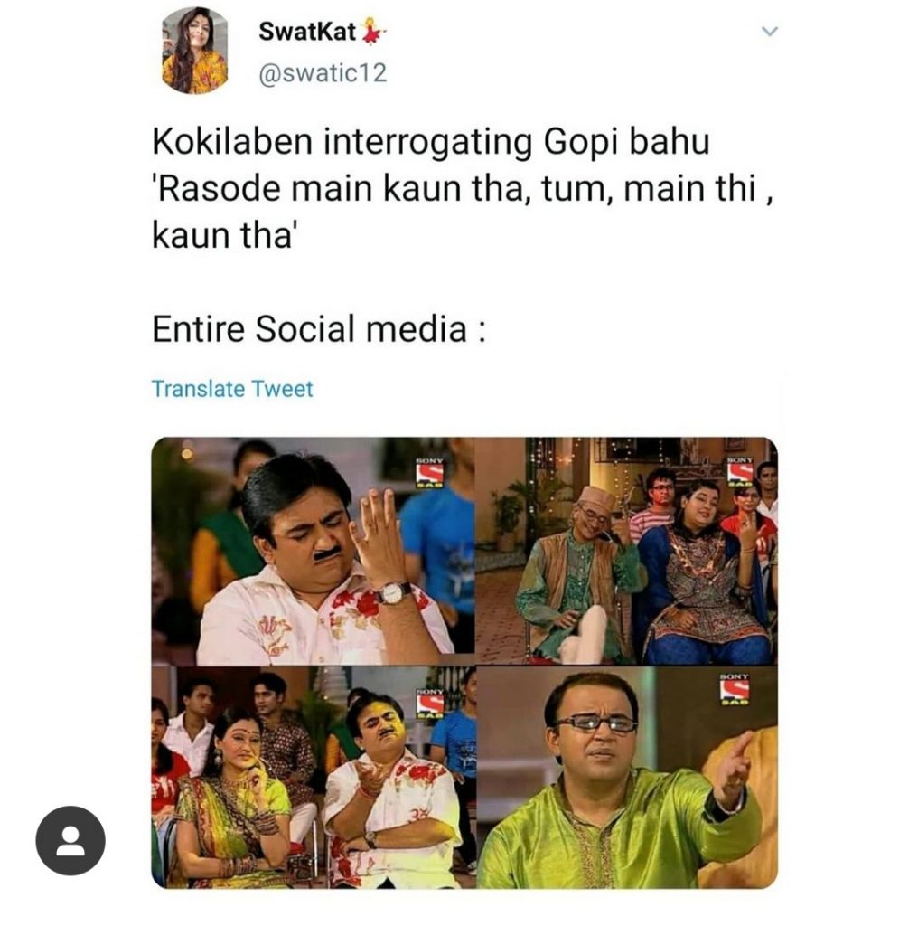 Here Are All The Rasode Mai Kaun Tha Memes Which Will Make Your Day 71