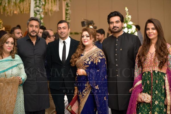 Beautiful Pictures of Humayun Saeed with Wife From His Brother Wedding