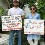 Famous Celebrities of Pakistan Attend The Protest For Motorway Case at Karachi Press Club