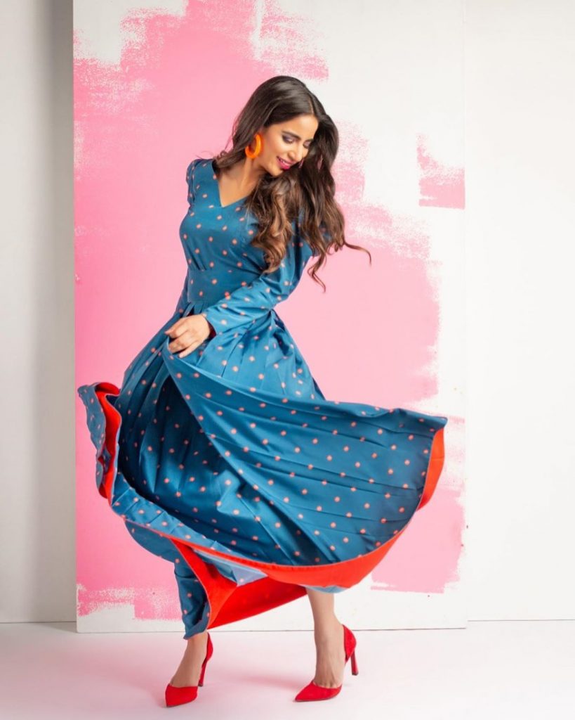 Saboor Aly Collaborated With Lulusar For Latest Versatile Outfits 16