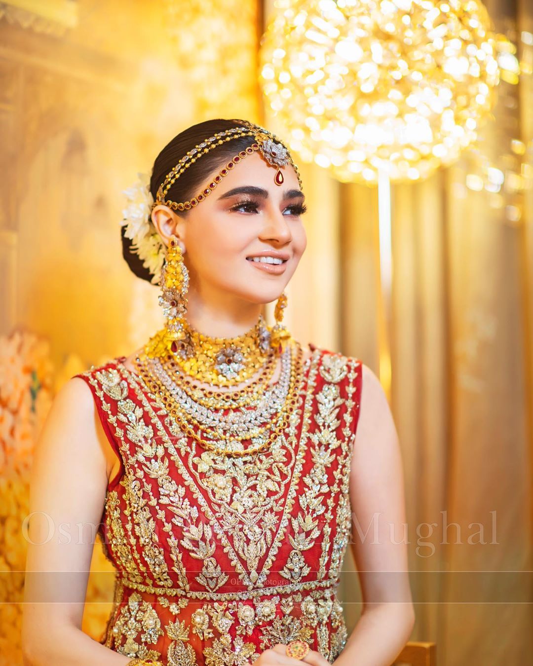 Saheefa Jabbar Khattak Beautiful Bridal Makeover Photo Shoot for Hina Shah