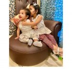 Actress Sidra Batool Latest Clicks with her Cute Daughters