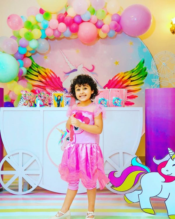 Beautiful Birthday Pictures of Veena Malik Daughter Amal