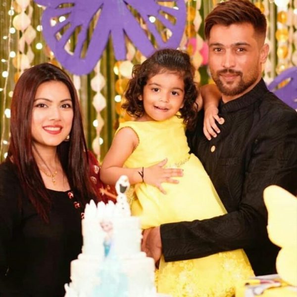 Beautiful Clicks of Cricketer Muhammad Amir Daughter Birthday