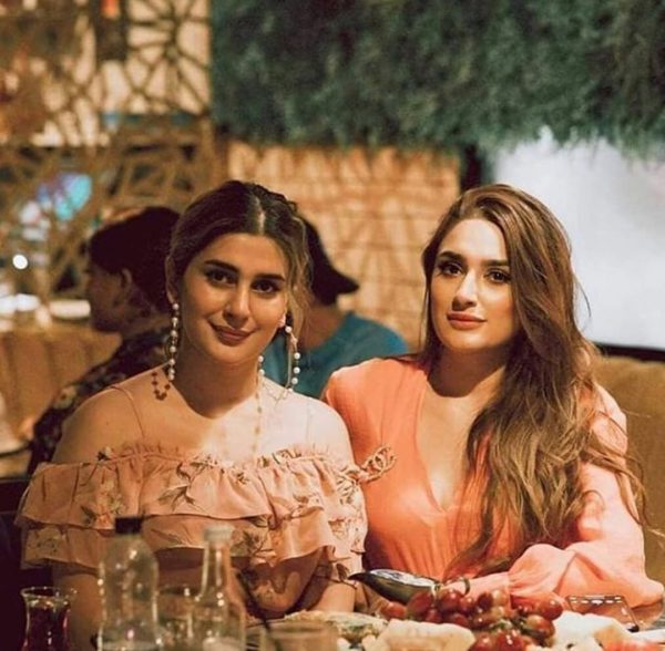 Beautiful Clicks of Kubra Khan with her Sister from London