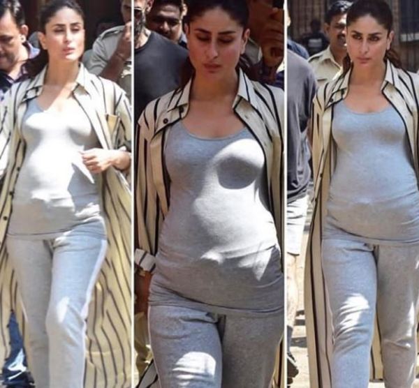 Preggers Kareena Kapoor flaunts her baby bump